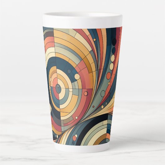 Bauhaus Duality Latte Tasse (Vorderseite)