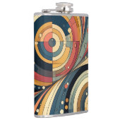 Bauhaus Duality Vinyl Wrapped Flask Flachmann (Rechts)
