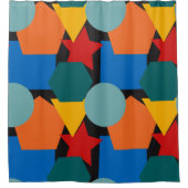 Bauhaus Duschvorhang (Vorderseite)