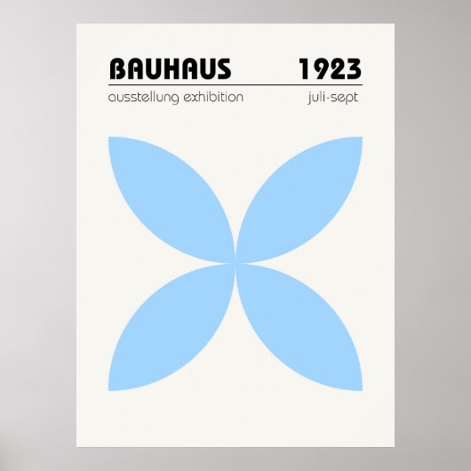 Bauhaus Exhibition Poster 1923 (Vorne)