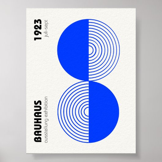 Bauhaus Exhibition Poster 1923 (Vorne)