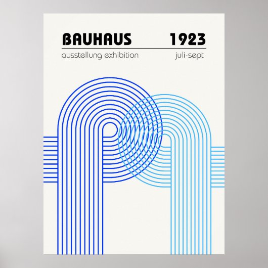 Bauhaus Exhibition Poster 1923 (Vorne)
