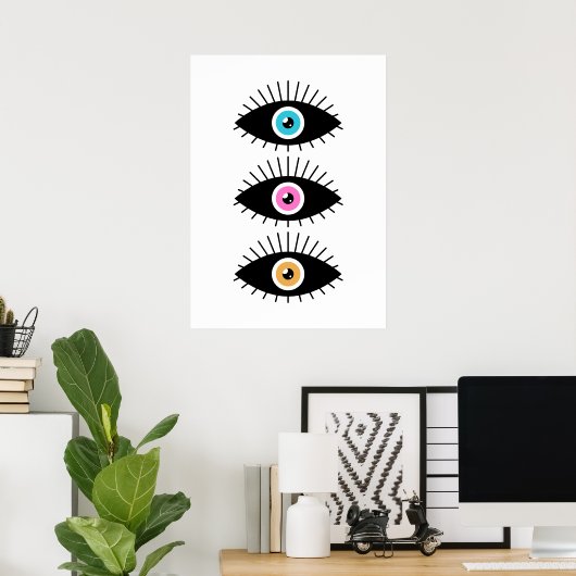 Bauhaus Eyes Poster (Heimbüro)
