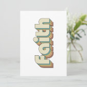 Bauhaus Faith Christlich Inspiration Vibes Einladung (Stehend Vorderseite)