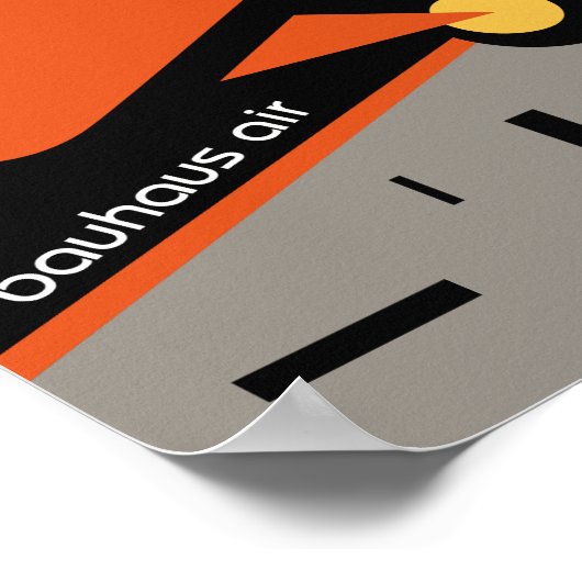 Bauhaus-Flugplakat Poster (Ecke)