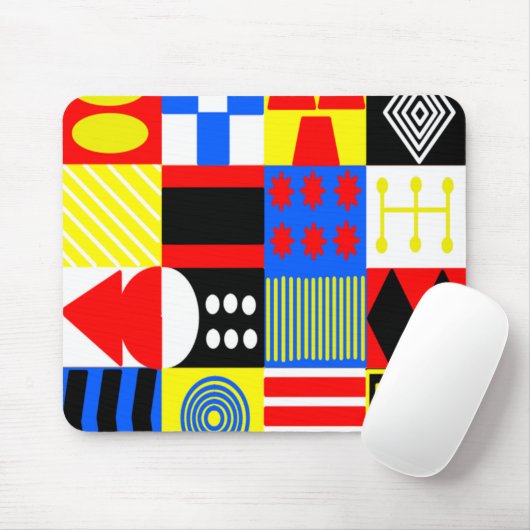 Bauhaus-Formen Mousepad (Mit Mouse)