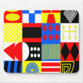 Bauhaus-Formen Mousepad (Vorne)