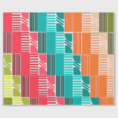 Bauhaus Formen und Linien 2 Geschenkpapier (Flach)