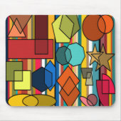 Bauhaus Formen und Linien Mousepad (Vorne)