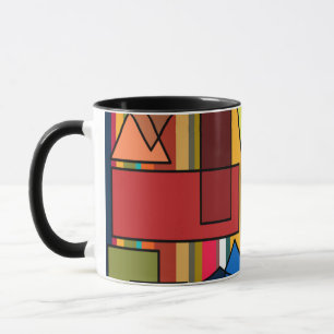 Bauhaus Formen und Linien Tasse