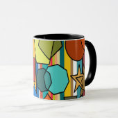 Bauhaus Formen und Linien Tasse (VorderseiteRechts)