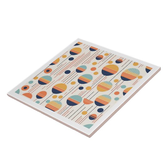 Bauhaus Geometric Abstrakt Pattern#1 ID1068 Fliese (Seite)