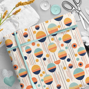 Bauhaus Geometric Abstrakt Pattern#1 ID1068 Geschenkpapier