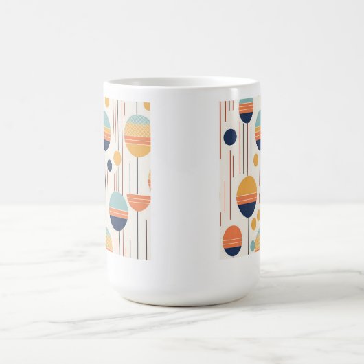 Bauhaus Geometric Abstrakt Pattern#1 ID1068 Kaffeetasse (Mittel)
