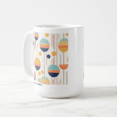 Bauhaus Geometric Abstrakt Pattern#1 ID1068 Kaffeetasse (Vorderseite Links)