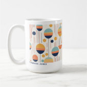 Bauhaus Geometric Abstrakt Pattern#1 ID1068 Kaffeetasse (Links)