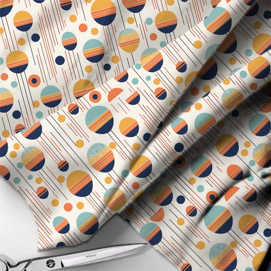 Bauhaus Geometric Abstrakt Pattern#1 ID1068 Stoff