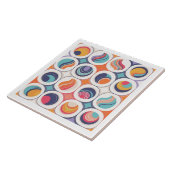 Bauhaus Geometric Abstrakt Pattern#2 ID1068 Fliese (Seite)