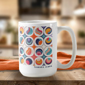 Bauhaus Geometric Abstrakt Pattern#2 ID1068 Kaffeetasse