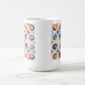 Bauhaus Geometric Abstrakt Pattern#2 ID1068 Kaffeetasse (Mittel)