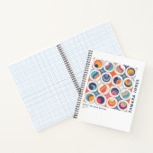 Bauhaus Geometric Abstrakt Pattern#2 ID1068 Notizblock (Innenseite)