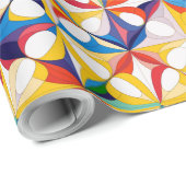 Bauhaus Geometric Abstrakt Pattern#3 ID1068 Geschenkpapier (Rolleneckpunkt)