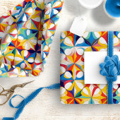 Bauhaus Geometric Abstrakt Pattern#3 ID1068 Geschenkpapier