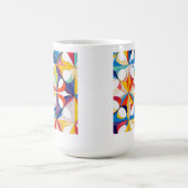 Bauhaus Geometric Abstrakt Pattern#3 ID1068 Kaffeetasse (Mittel)