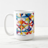 Bauhaus Geometric Abstrakt Pattern#3 ID1068 Kaffeetasse (Links)