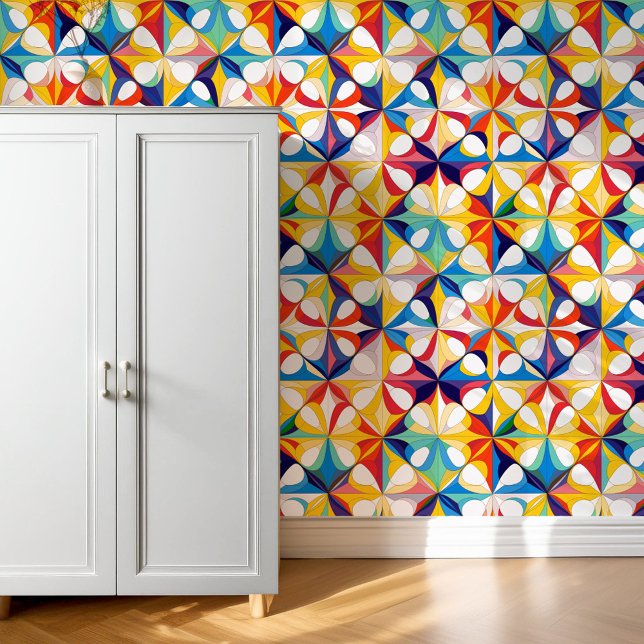 Bauhaus Geometric Abstrakt Pattern#3 ID1068 Tapete (Von Creator hochgeladen)