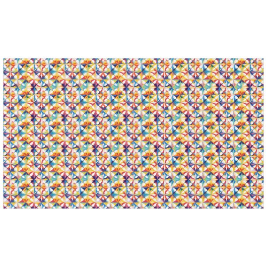 Bauhaus Geometric Abstrakt Pattern#3 ID1068 Tischdecke (Vorderseite (Horizontal))