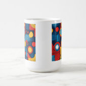Bauhaus Geometric Abstrakt Pattern#4 ID1068 Kaffeetasse (Mittel)