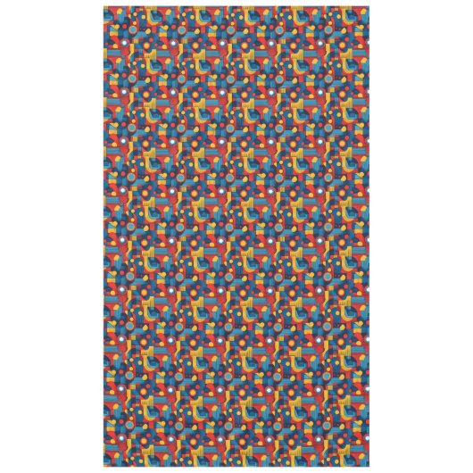 Bauhaus Geometric Abstrakt Pattern#4 ID1068 Tischdecke (Vorderseite)
