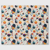 Bauhaus Geometric Abstrakt Pattern#5 ID1068 Geschenkpapier (Flach)