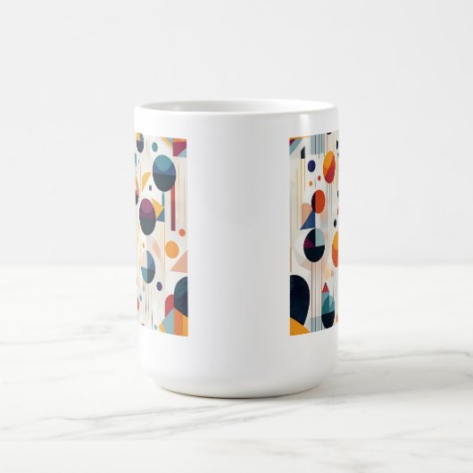 Bauhaus Geometric Abstrakt Pattern#5 ID1068 Kaffeetasse (Mittel)