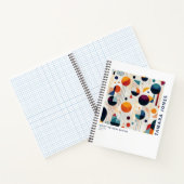 Bauhaus Geometric Abstrakt Pattern#5 ID1068 Notizblock (Innenseite)