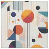 Bauhaus Geometric Abstrakt Pattern#5 ID1068 Stoff (Nahaufnahme)