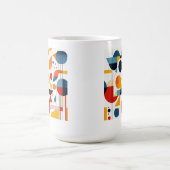 Bauhaus Geometric Abstrakt Pattern#6 ID1068 Kaffeetasse (Mittel)