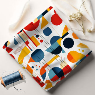 Bauhaus Geometric Abstrakt Pattern#6 ID1068 Stoff