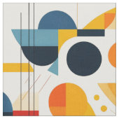 Bauhaus Geometric Abstrakt Pattern#6 ID1068 Stoff (Nahaufnahme)