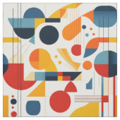 Bauhaus Geometric Abstrakt Pattern#6 ID1068 Stoff (Muster)