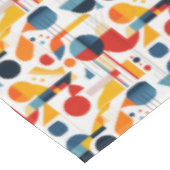 Bauhaus Geometric Abstrakt Pattern#6 ID1068 Tischdecke (Schrägansicht)