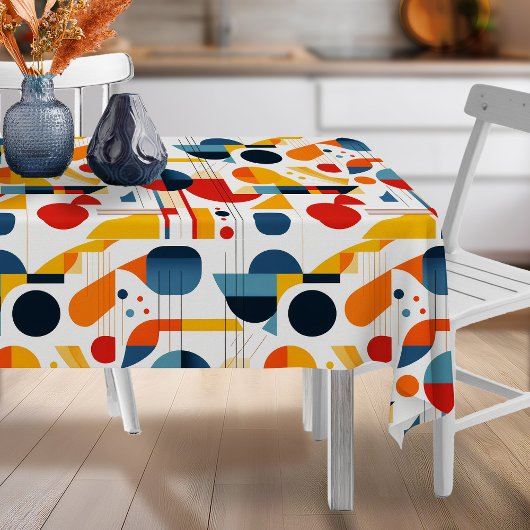 Bauhaus Geometric Abstrakt Pattern#6 ID1068 Tischdecke