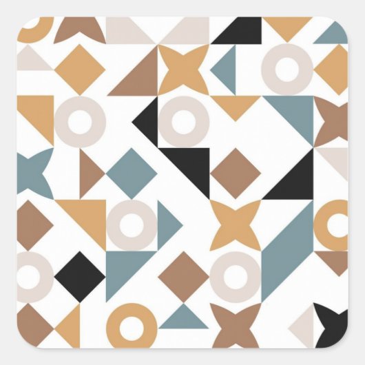 Bauhaus Geometric Baby Sticker (Vorderseite)