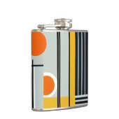 Bauhaus Geometric Design 01 perfekt für Flachmann (Rechts)