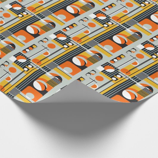 Bauhaus Geometric Design 01 perfekt für Geschenkpapier (Ecke)