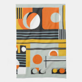 Bauhaus Geometric Design 01 perfekt für Geschirrtuch (Vertikal)