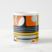 Bauhaus Geometric Design 01 perfekt für Jumbo-Tasse (Vorderseite)