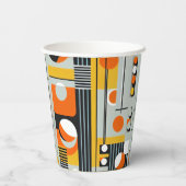 Bauhaus Geometric Design 01 perfekt für Pappbecher (Rückseite)