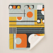 Bauhaus Geometric Design 01 perfekt für Sherpadecke (Vorderseite)